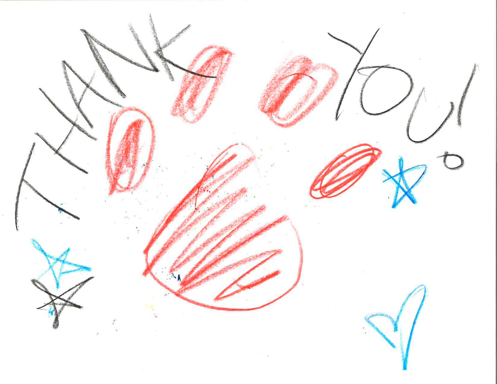 Thank you note from a vet